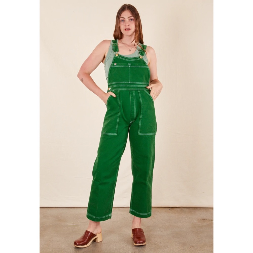 Big Bud Press Overalls in Forest Green xxs